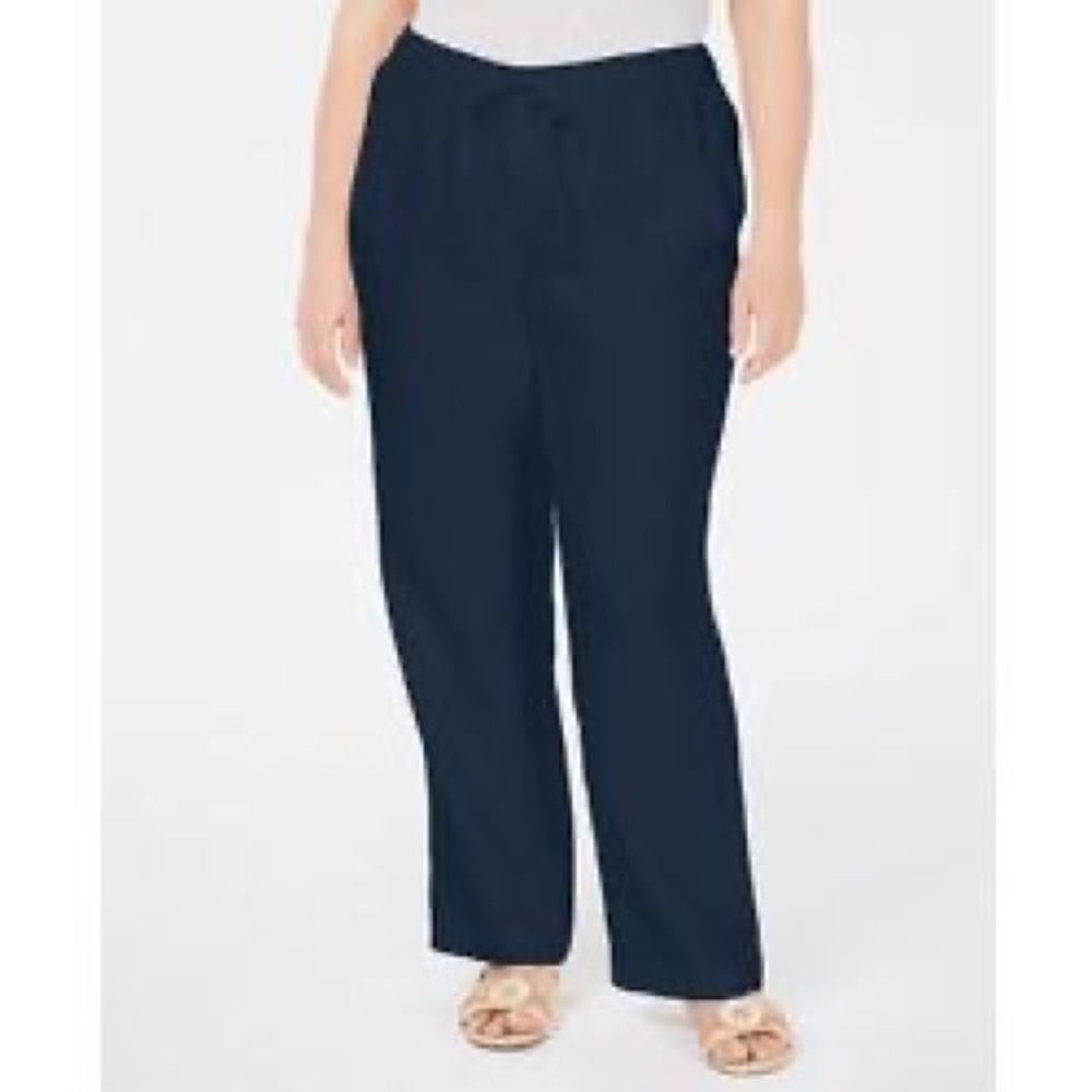✨ Linen Drawstring-Waist Pants✨